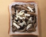 きのこのバター醤油♪冷凍作りおきトースト作り方6写真