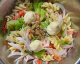 カニカマたっぷり♪マカロニサラダ作り方3写真