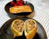 煮〆・煮物残りと食パンで簡単お惣菜パイ作り方7写真
