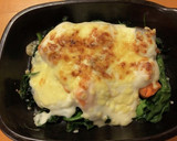 鮭とほうれん草のホワイトソース焼き作り方7写真
