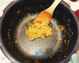 残り物キーマカレーでアレンジパスタ♪作り方1写真