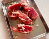 りんごと豚肉のクリーム煮作り方2写真