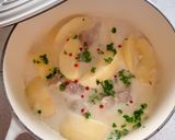りんごと豚肉のクリーム煮作り方14写真
