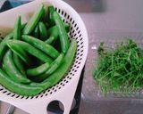 ＊スナップエンドウの豚肉巻き醤油麹焼き＊作り方2写真