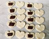 簡単♡ハートのチョコパイ♡作り方5写真