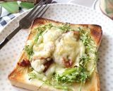 冷凍下味☆照り焼きチキンマヨトースト作り方4写真