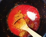 残り物キーマカレーでアレンジパスタ♪作り方4写真