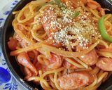 モチモチ食感の鉄板イタリアンスパゲティ♪作り方7写真