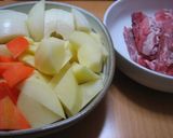 フライパンで簡単こくまろ豚じゃが作り方1写真