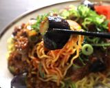 麻婆茄子×キーマの濃厚カレーまぜ麺！作り方11写真