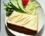 ズボラなトースト　マヨネーズかけただけ作り方3写真