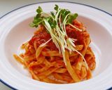 トマトクリームパスタ作り方3写真