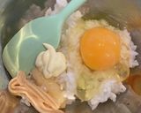 ボウルで先混ぜ『パラパラチャーハン』作り方1写真