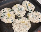 豆腐のふわふわハンバーグお好み焼き作り方3写真