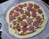 べーグル生地の超簡単ピザ作り方4写真