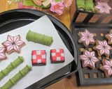 鬼滅の刃◆禰豆子の麻の葉いちごクッキー作り方15写真