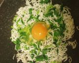 しらすと大根抜き菜の卵とじ作り方3写真