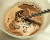 フォンダンショコラ風きな粉ココアケーキ作り方3写真