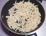 キャベツとマカロニのガーリック鶏ガラ炒め作り方4写真
