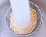 残りスープで坦々風うどん作り方2写真
