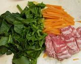 ほうれん草のお好み焼き・ごま＆チーズin作り方2写真