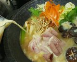 ジローのハムで”ハムしゃぶ豆乳みそ鍋！”作り方4写真