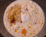 バナナとシナモンのハートのホットケーキ作り方2写真