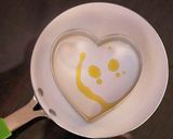 バナナとシナモンのハートのホットケーキ作り方4写真