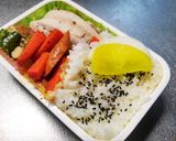 デコらない豚ハニーマスタード焼き弁当作り方5写真