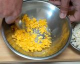 自家製烏骨鶏卵マヨネーズでタルタルソース作り方3写真