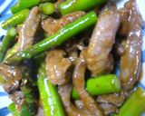 簡単☆牛肉とアスパラの中華炒め作り方6写真