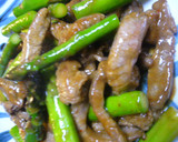 簡単☆牛肉とアスパラの中華炒め作り方6写真