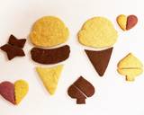 基本の型抜きクッキー　パズルクッキー作り方1写真