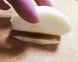 リアルうさぎりんご飾切り（お花見弁当に）作り方3写真
