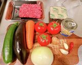 ◆こだわり◆野菜たっぷりキーマカレー作り方1写真