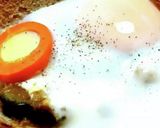 フラワートーストです。作り方1写真