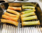 枝豆チーズ&明太チーズの春巻き☆作り方5写真