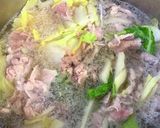 白菜と豚肉のさっぱり塩スープ作り方3写真