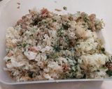 電子レンジで作る！簡単チャーハン作り方1写真