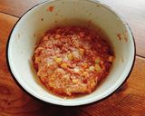 お弁当にも★味付きコーンハンバーグ作り方1写真