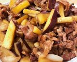 豚肉とサツマイモ炒め作り方12写真
