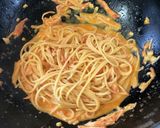 カニトマトクリームパスタ(偽)作り方11写真