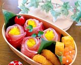 お弁当に★大人の生ハムおにぎり作り方7写真
