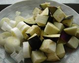 ★ナスとお味噌の和風パスタ★作り方1写真