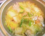 黄金比率の肉団子と白菜の中華スープ作り方6写真