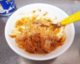 5分で完成！鯖缶でコチュマヨ丼作り方2写真