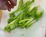 簡単♡蕾菜と新玉ねぎのサラダ作り方1写真