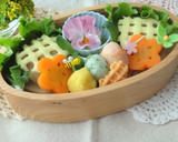 如月12　作り置き（楕円）弁当作り方3写真