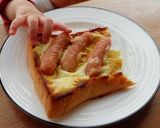 冷凍作りおきウインナーカレーマヨトースト作り方6写真
