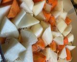 豚バラ大根の出汁カレー煮*大根の消費にも作り方1写真